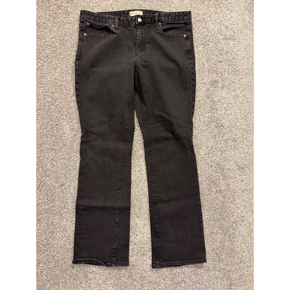 GAP Denim - Gap Jeans Womens 33R Black Perfect Boot 1969 Mid Rise Stretch Denim Regular